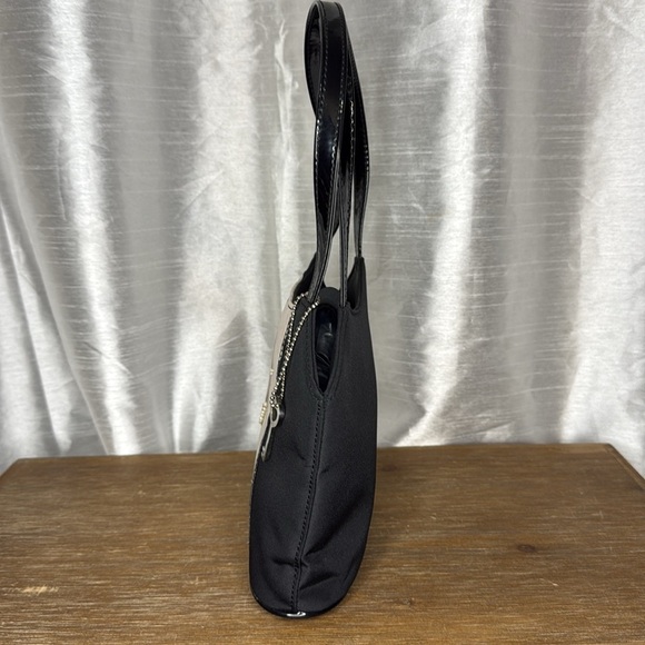 Forever by Fossil Retro Beaded Sequins Black Mini Bag with Key Charm - Picture 5 of 13